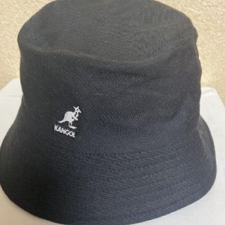 カンゴール(KANGOL)のカンゴールバケットハット 新品未使用品 帽子 ハット ブラックM(ハット)