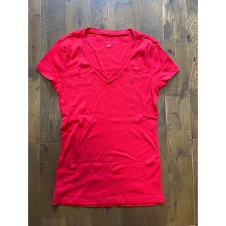 トミーヒルフィガー(TOMMY HILFIGER)のTommy Hilfiger 赤Tシャツ(Tシャツ(半袖/袖なし))