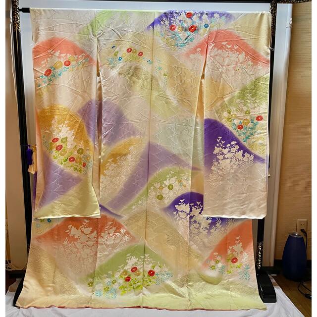 未使用品 仮り絵羽 はんなりした振袖 美品 | historical.org.il