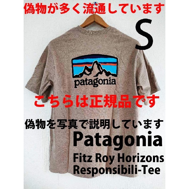 patagonia(パタゴニア)のS 新品正規品パタゴニア フィッツロイ ホライゾンズ レスポンシビリティー メンズのトップス(Tシャツ/カットソー(半袖/袖なし))の商品写真