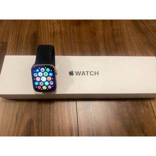 アップルウォッチ(Apple Watch)のApple Watch SE GPS 44mm gold ゴールド アルミニウム(腕時計(デジタル))