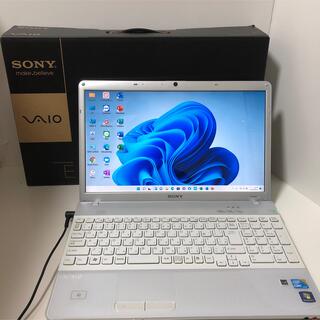 ソニー(SONY)のSonyVaioノートパソコンcore i3 Windows11オフィス付き(ノートPC)