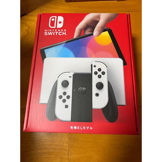 Nintendo Switch(ニンテンドースイッチ)の新品未開封！納品書あり！ニンテンドースイッチ有機ELモデル　ホワイト　おまけ エンタメ/ホビーのゲームソフト/ゲーム機本体(家庭用ゲーム機本体)の商品写真