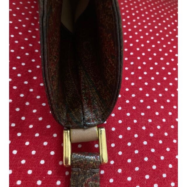 ✨極美品✨ETRO ペイズリー柄 ハンドバッグ PVC・レザー 5