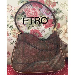 エトロ(ETRO)の✨極美品✨ETRO ペイズリー柄 ハンドバッグ PVC・レザー　(ハンドバッグ)