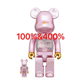 メディコムトイ(MEDICOM TOY)のBE@RBRICK 2G PINK GOLD CHROME 100％&400％(その他)