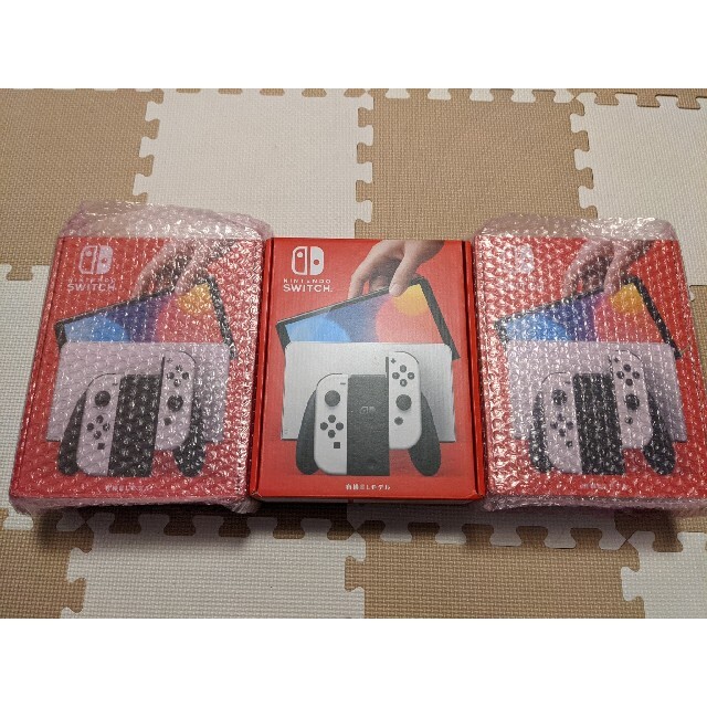 早割クーポン！ Nintendo Switch 3台セット ホワイト ニンテンドースイッチ - 家庭用ゲーム機本体