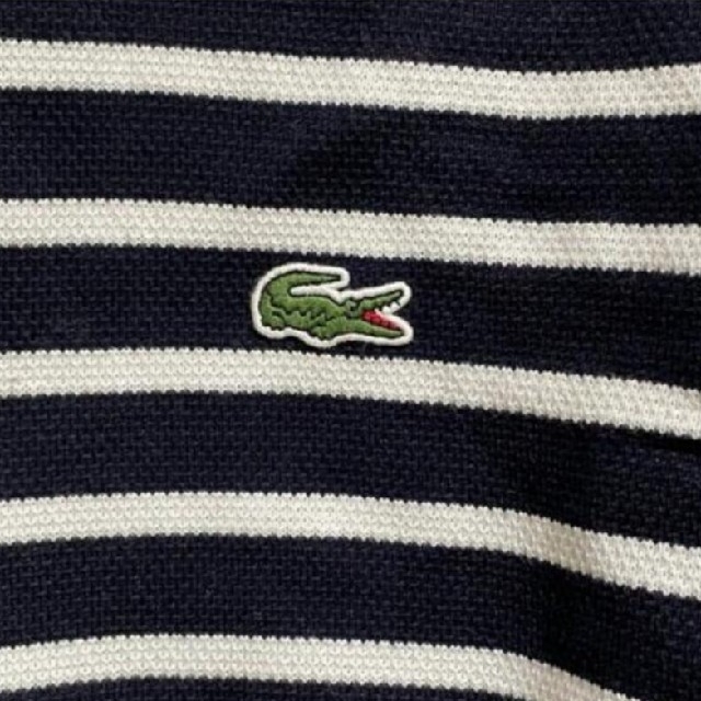 LACOSTE(ラコステ)のラコステ　LACOSTE コットンピケボーダーTシャツ (半袖) メンズのトップス(Tシャツ/カットソー(半袖/袖なし))の商品写真