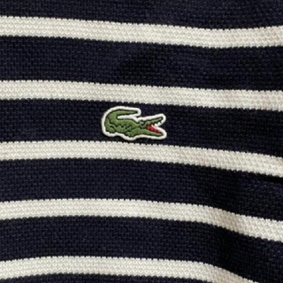 ラコステ(LACOSTE)のラコステ　LACOSTE コットンピケボーダーTシャツ (半袖)(Tシャツ/カットソー(半袖/袖なし))