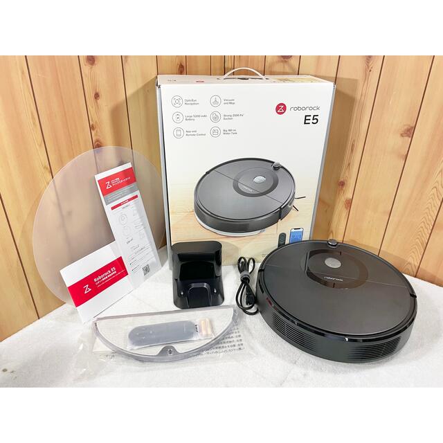 再×14入荷 ロボロック E4 黒 ロボット掃除機 E452-04 - 掃除機