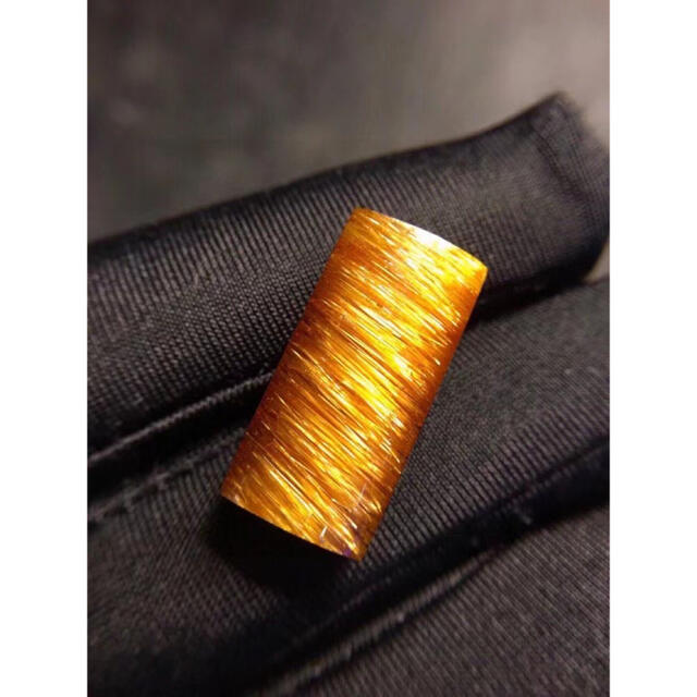 ⭐︎天然銅色ゴールドルチルクオーツ ルース 4.7g - 各種パーツ