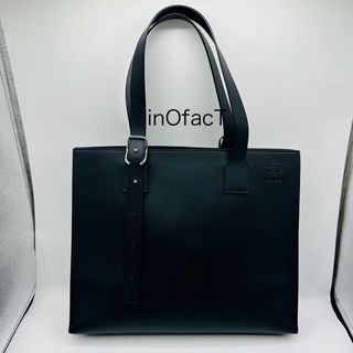 ロエベ(LOEWE)のブラック 新品正規品 LOEWE ロエベ バックルホリゾンタルトート(トートバッグ)