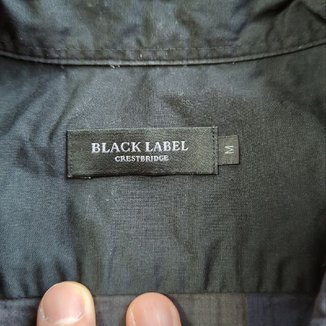 BLACK LABEL CRESTBRIDGE(ブラックレーベルクレストブリッジ)のBLACK LABEL CRESTBRIDGE シャツ 半袖 チェック M メンズのトップス(シャツ)の商品写真