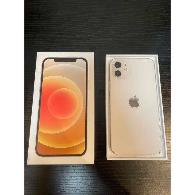 iPhone12 64GB ホワイト MGHP3J/A 美品