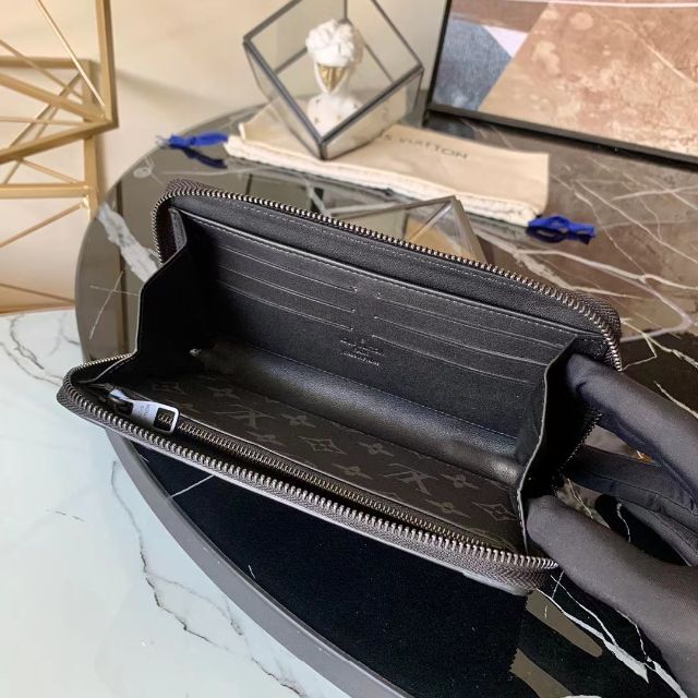 ファスナ LOUIS モノグラム・エクリプス トランク・ジッピーウォレット