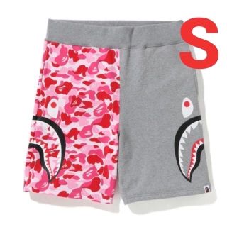 アベイシングエイプ(A BATHING APE)のABC CAMO SIDE SHARK SWEAT SHORTS 2枚セット(ショートパンツ)