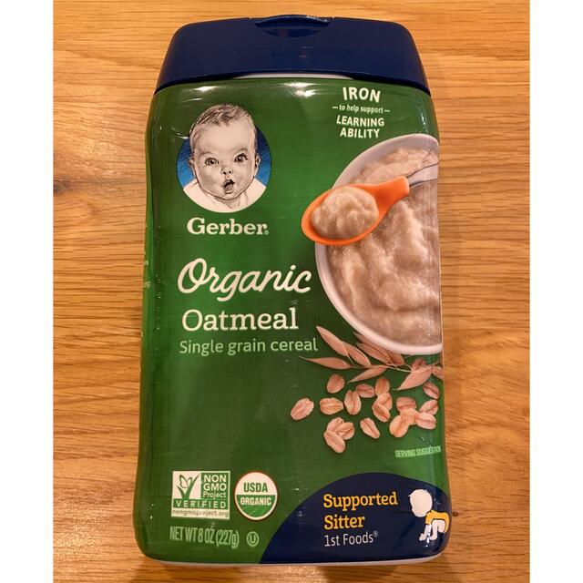 Gerber(ガーバー)のgerber organic oatmeal オーガニック　オートミール キッズ/ベビー/マタニティの授乳/お食事用品(その他)の商品写真