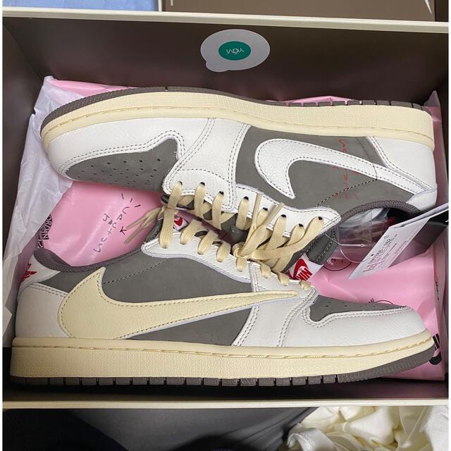品質一番の NIKE - Nike travis scott jordan 1 low スニーカー - www