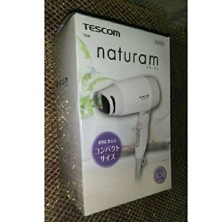 テスコム(TESCOM)の【やっち様専用】ナチュラム　TESCOM　コンパクト　ヘアドライヤー　ホワイト(ドライヤー)