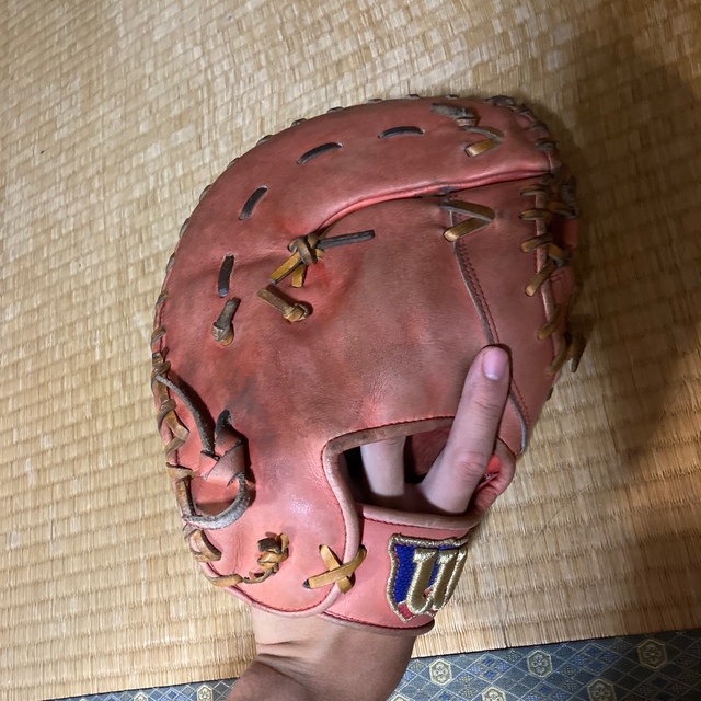 wilson(ウィルソン)の値下げ中❗️硬式ファーストミット　ウィルソン　 スポーツ/アウトドアのスポーツ/アウトドア その他(その他)の商品写真