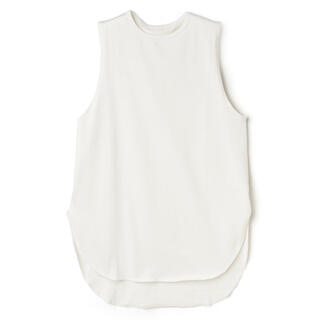 グレイル(GRL)のコットンラウンドヘムカットトップス[ze589]  オフホワイト(Tシャツ(半袖/袖なし))