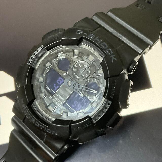 CASIO G-Shock GA-100CF ブラック 稼働品 電池新品