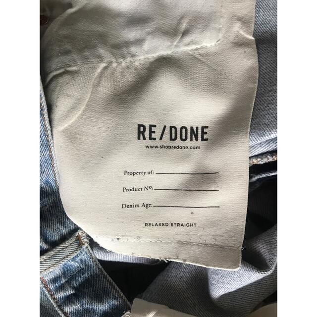 新品未使用 RE/DONE×Levi's リダン×リーバイス リメイクデニム 8