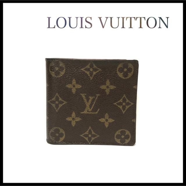 【美品】LOUISVUITTON ポルトフォイユマルコ　二つ折り財布　モノグラム