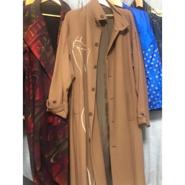 yohji ベージュ抜染コート