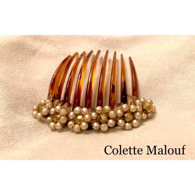 colette malouf(コレットマルーフ)の★華やか★コレットマルーフ　お花モチーフコーム　ヘアアクセサリー レディースのヘアアクセサリー(ヘアピン)の商品写真