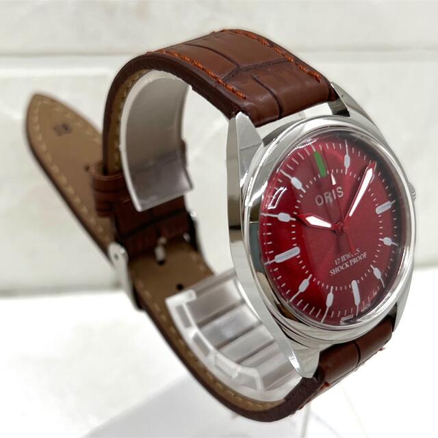 ORIS(オリス)の【安心匿名配送】ORIS オリス 機械式手巻き 腕時計 メンズ ワインレッド メンズの時計(腕時計(アナログ))の商品写真