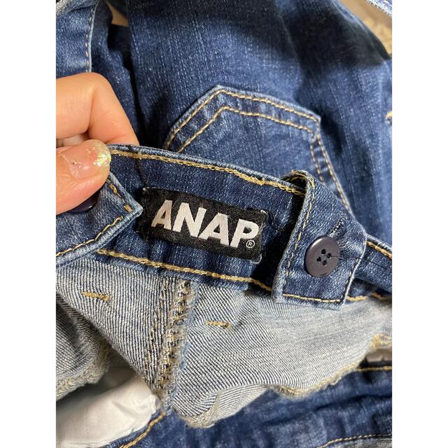 ANAP(アナップ)のオーバーオール サロペット デニム　ANAP アナップ　タグ付き　韓国 レディースのパンツ(サロペット/オーバーオール)の商品写真