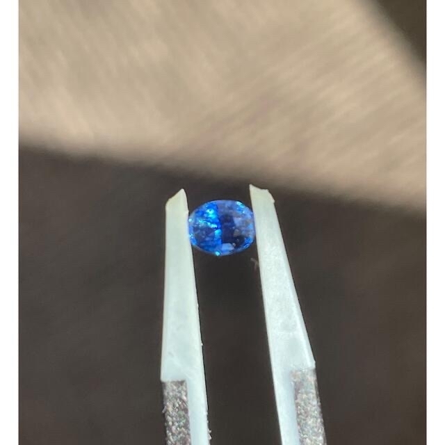 サファイア ルース 0.29ct ハンドメイドの素材/材料(各種パーツ)の商品写真