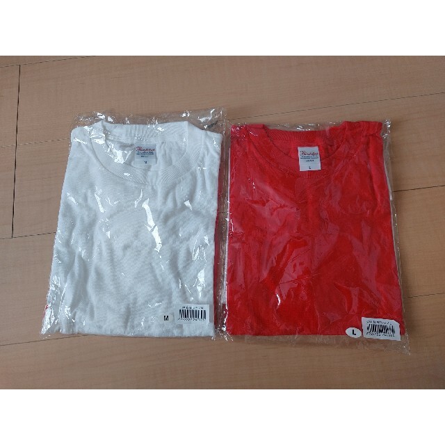 新品未使用】C&K 紅白Tシャツ 白紅Tシャツ - ミュージシャン