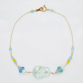 K10YG ローマングラスのブレスレットの通販 by pole_pole_jewelry|ラクマ