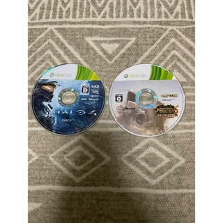 エックスボックス360(Xbox360)のXbox360 モンスターハンターフロンティア5&Halo4Disc1(家庭用ゲームソフト)