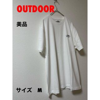 アウトドア(OUTDOOR)の美品　OUTDOOR アウトドア ロゴTシャツ　M(Tシャツ/カットソー(半袖/袖なし))