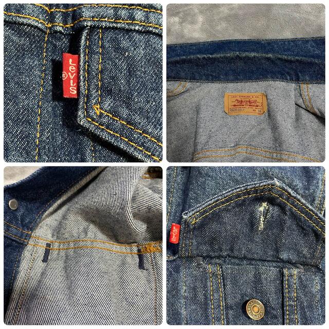 Levi's(リーバイス)の★90s濃紺★USA製★ LEVISリーバイス70505デニムジャケット メンズのジャケット/アウター(Gジャン/デニムジャケット)の商品写真