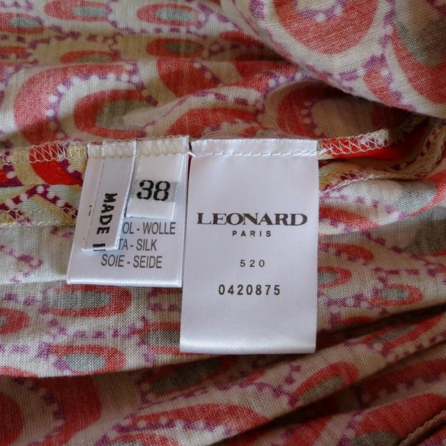 LEONARD(レオナール)のレオナール ワンピース サイズ38 M美品  - レディースのワンピース(その他)の商品写真