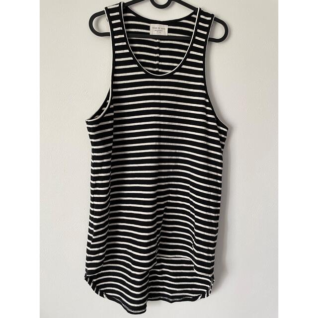 【L】SSENSE限定 Fear Of God striped Tank top