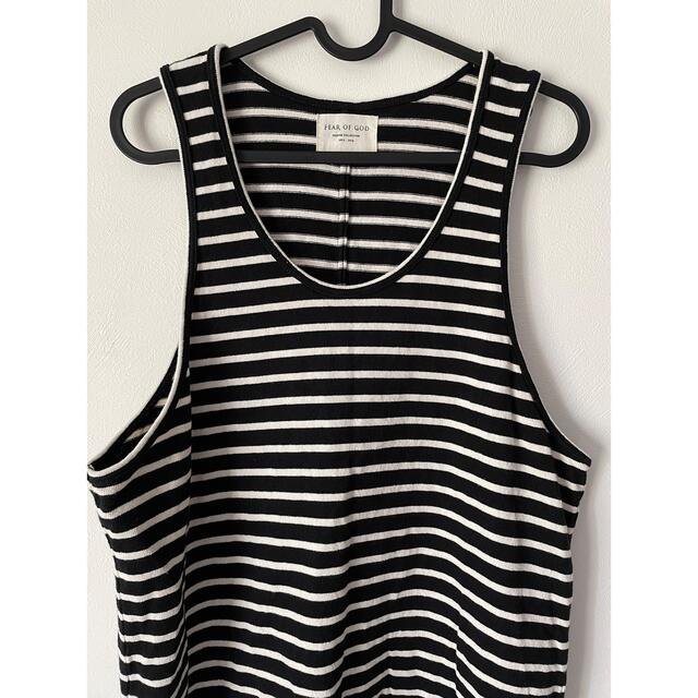 FEAR OF GOD - fear of god 4th ssense限定 ボーダー タンクトップ S