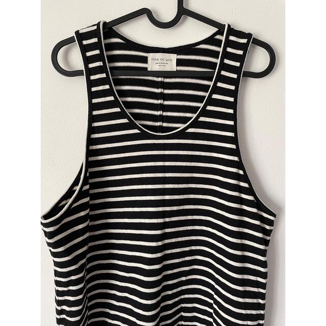 【L】SSENSE限定 Fear Of God striped Tank top