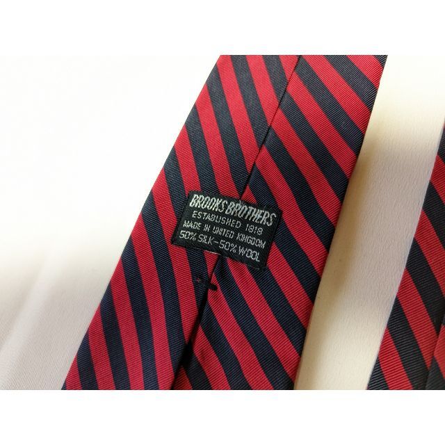 再再販 美品 Atkinsons 英国製Brooks Brothers 赤 ネクタイ