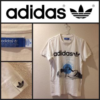 アディダス(adidas)の【adidas Originals】アディダスオリジナルスTシャツ M ホワイト(Tシャツ/カットソー(半袖/袖なし))