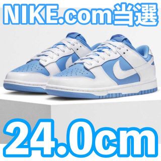 ナイキ(NIKE)のNIKE ウィメンズ ダンク ロー リバース UNC 24.0cm(スニーカー)