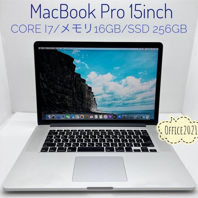 即発送可能】 Mac (A) - Mk Ph/i7/16GB/SSD256GBの通販 by A安心Shop
