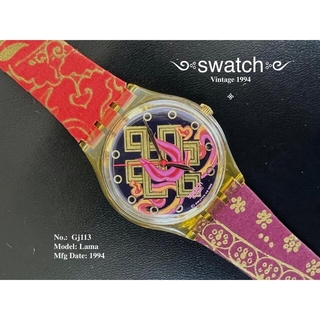 スウォッチ(swatch)のswatch GJ113 LAMA (1994年購入 未使用ヴィンテージ)(腕時計)