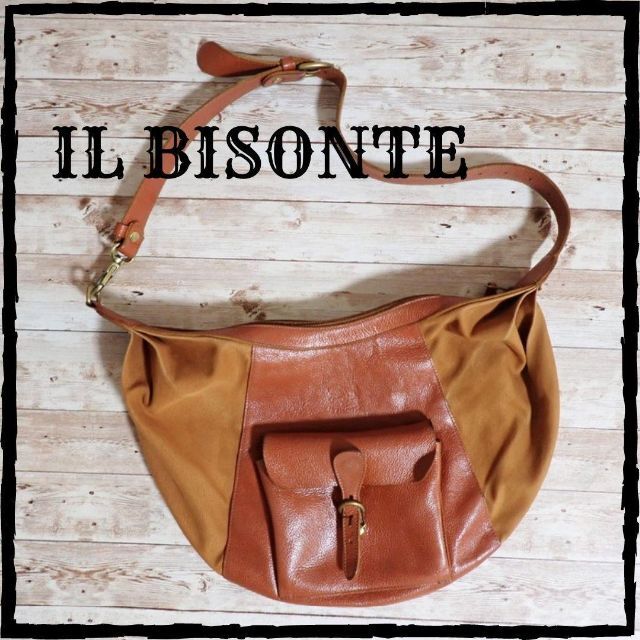 IL BISONTE - イルビゾンテ ショルダーバッグ レザー ブラウン