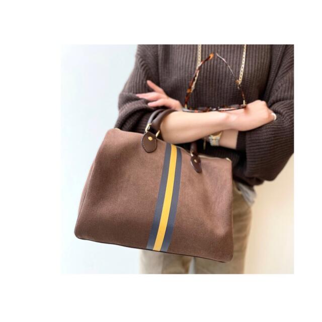 L'Appartement DEUXIEME CLASSE(アパルトモンドゥーズィエムクラス)のSITA  PARANTICA  Border  Boston  Bag  レディースのバッグ(トートバッグ)の商品写真