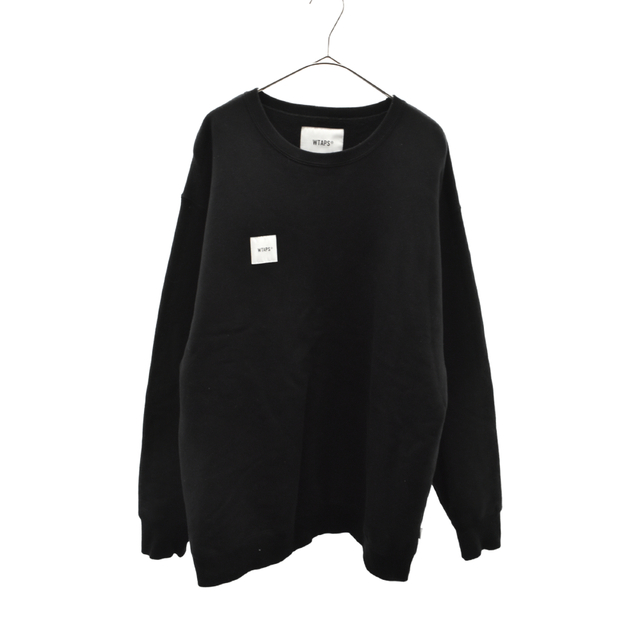 W)taps(ダブルタップス)のWTAPS ダブルタップス 20AW HOME BASE CREW NECK クルーネック スウェット トレーナー ブラック 202ATDT-CSM09 メンズのトップス(スウェット)の商品写真